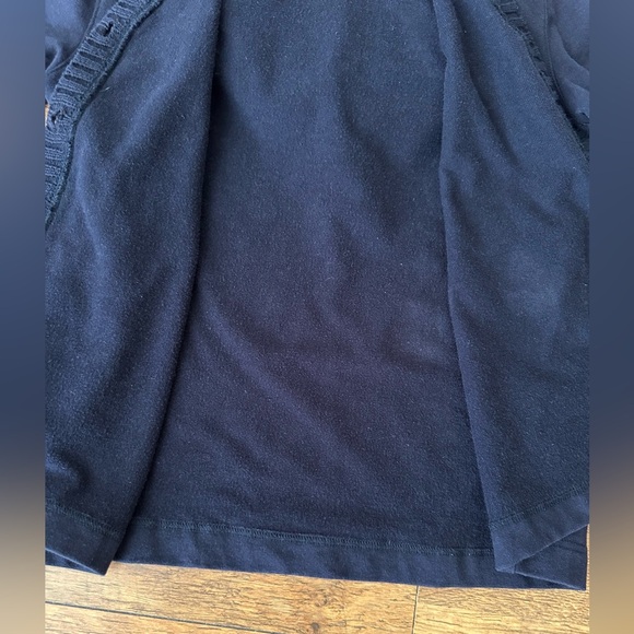 Ralph Lauren Navy Blue Cardigan V-Neck Knit Sweater - Picture 9 of 11